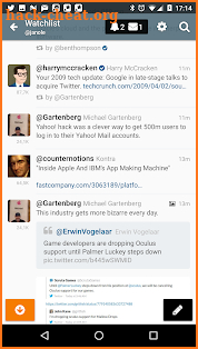 Gravity For Twitter & RSS screenshot