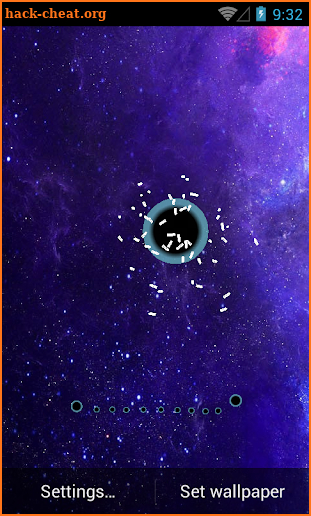 Gravity Holes Live Wallpaper screenshot