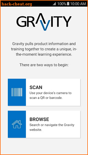 Gravity Scanner screenshot