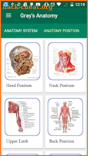 Gray's Anatomy - Atlas || Offline || Free screenshot