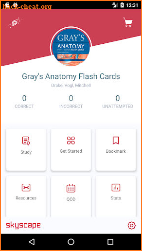 Gray's Anatomy Flash Cards screenshot