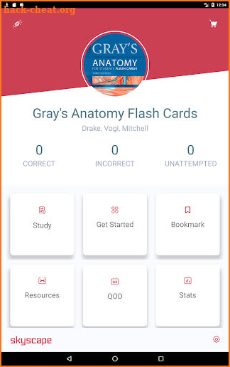 Gray's Anatomy Flash Cards screenshot