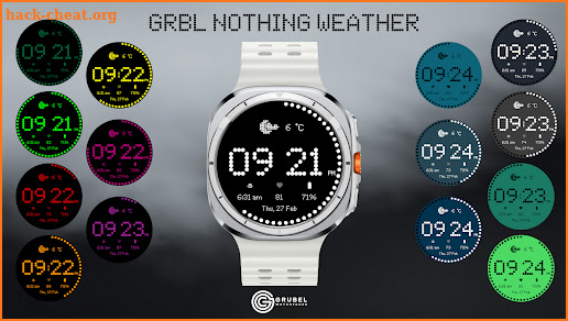 GRBL Nothing Weather Watchface screenshot