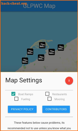 Great Lakes PWC Map screenshot