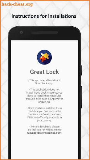 Great Lock:Shortcut for GoodLock Applications 2019 screenshot