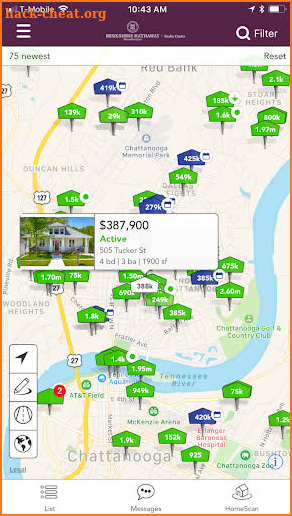 Greater Chattanooga Home Search screenshot