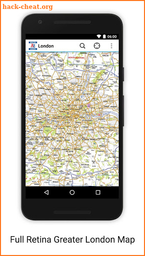 Greater London A-Z 2016 screenshot