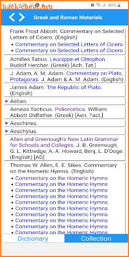 Greek and Latin Classic Package screenshot