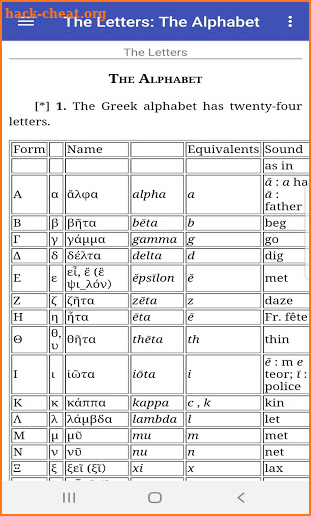 Greek Grammar for Colleges (Herbert Weir Smyth) screenshot