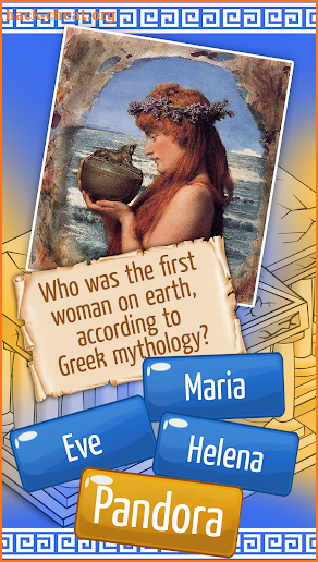 Greek Mythology Trivia Quiz Game screenshot