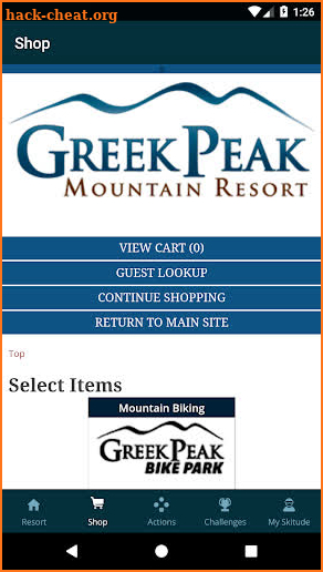 Greek Peak screenshot