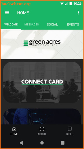 Green Acres Baptist Church App screenshot