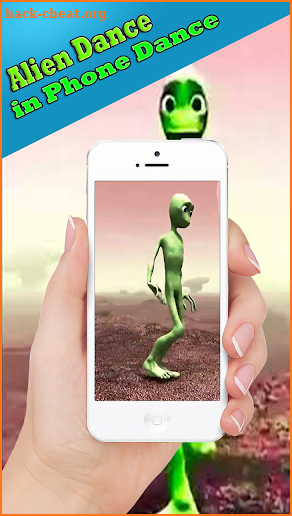 green alien dance screenshot