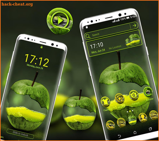 Green Apple Launcher Theme screenshot