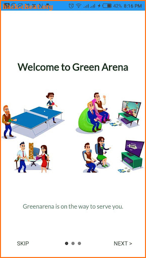 Green Arena screenshot