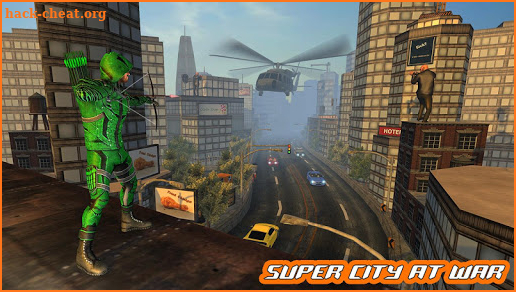 Green Arrow Super hero games: Bow and arrow games screenshot