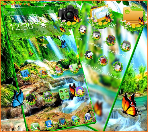 Green Beautiful Nature Forest Theme screenshot