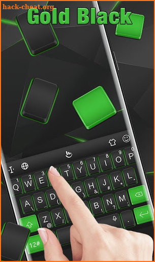 Green Black Keyboard Theme screenshot