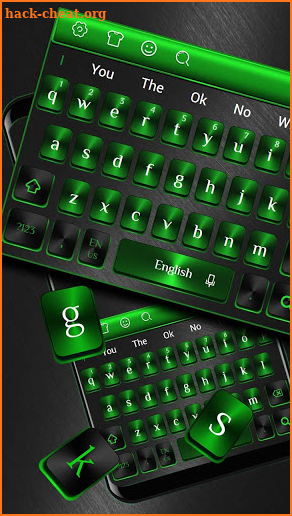 Green Black Metal Keyboard screenshot