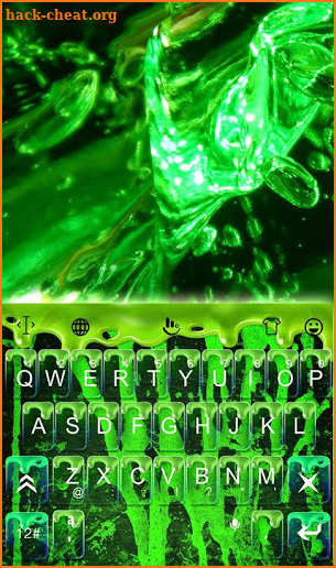 Green Bubble Keyboard Theme screenshot