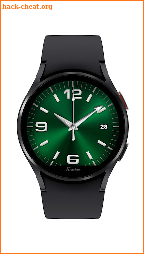 Green Classic FC Watch Face screenshot