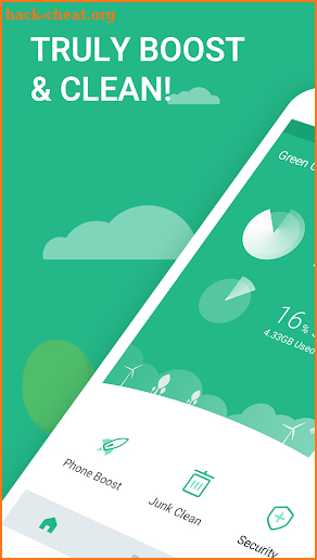Green Clean Up-Phone Boost Junk Clean Battery Save screenshot