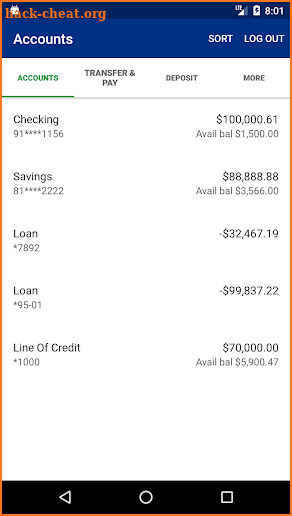 Green Country FCU Mobile Banking screenshot