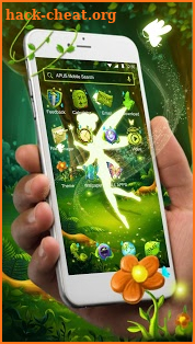 Green Fairy Butterfly-APUS Stylish Theme screenshot