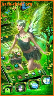Green Fairy Land Theme screenshot