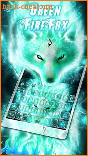 Green Fire Fox Keyboard Theme screenshot