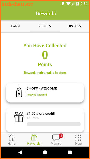 Green Frog Coffee Rewards screenshot