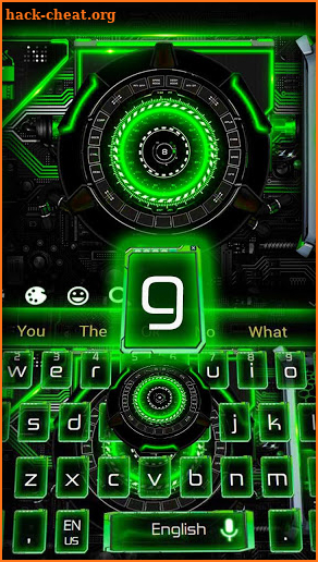 Green Laser Technology Keyboard screenshot