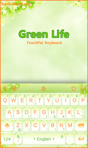 Green Life FREE Keyboard Theme screenshot