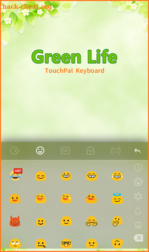 Green Life FREE Keyboard Theme screenshot