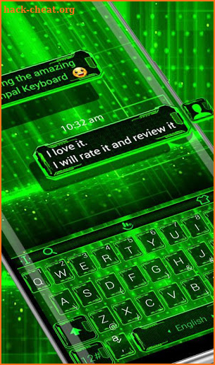 Green Light Keyboard Theme screenshot