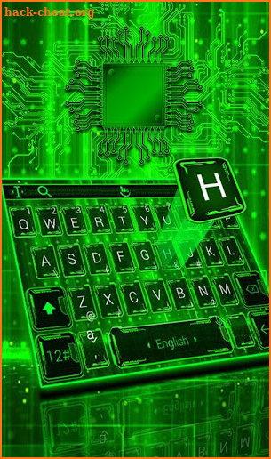 Green Light Keyboard Theme screenshot