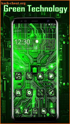 Green Light Technology Theme screenshot