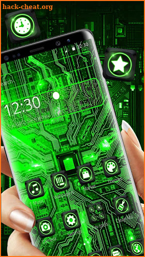 Green Light Technology Theme screenshot