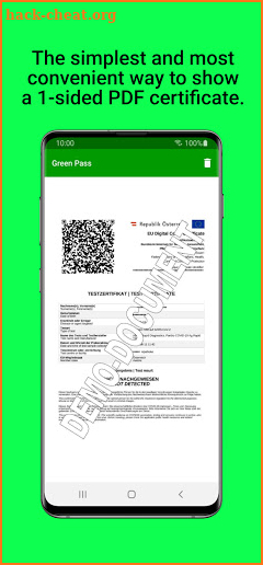 Green Pass: PDF-Reader for EU Digital Certificate screenshot