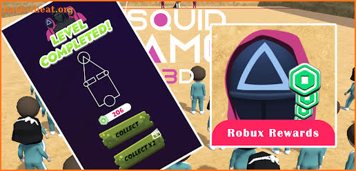 Green Robux loto Squid Game survival battle games screenshot