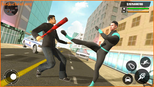 Green Rope Hero Crime City Games – Gangstar Crime screenshot