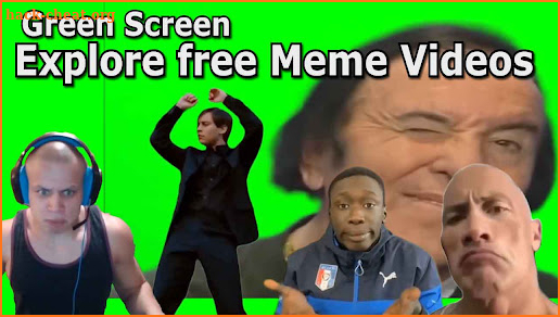 Green Screen videos, effects screenshot