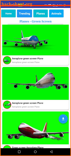 Green Screen videos, effects screenshot