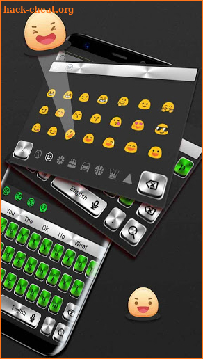 Green Silver Keyboard screenshot