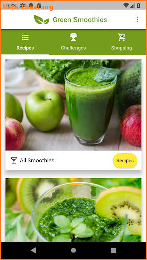 Green Smoothie Recipes screenshot