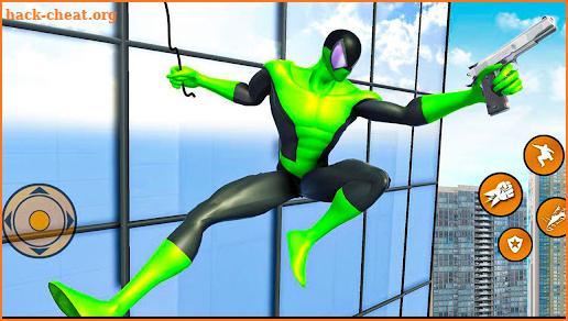 Green Spider Rope hero Man screenshot