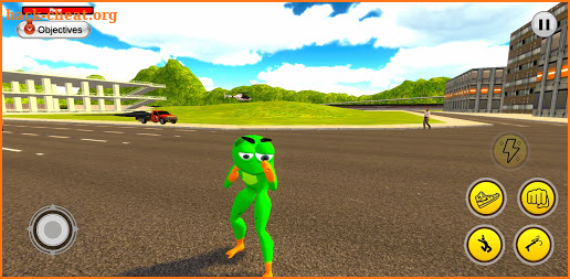 Green Super Hero screenshot