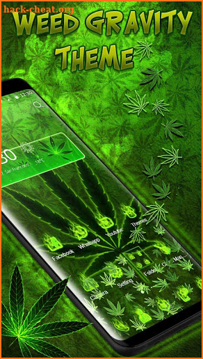 Green Weed Gravity Theme screenshot