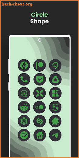 Green You Dark - Icon Pack screenshot