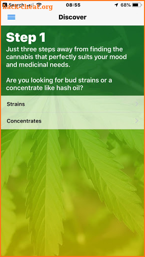 Greenery Map: Cannabis & Marijuana Search Engine screenshot